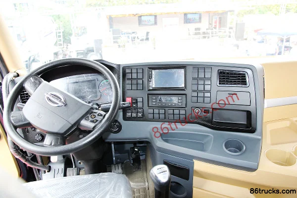 Shijun Geraole Heavy Truck 430 hp 6X4(10 wheels) Tractor Truck Cab (3) | 86Trucks