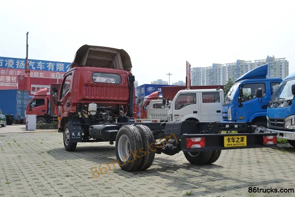 Yuejin Shangjun X300-33 112 ch 4X2(6 roues) camion léger fourgon à cabine simple 4,24 m Extérieur (3) | 86Trucks