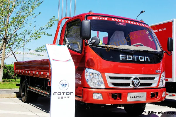 Foton Ollin CTX 131 hp 4X2(6 wheels) 4.17 m Single Row Flatbed Light Truck (China VI) Exterior (2) | 86Trucks