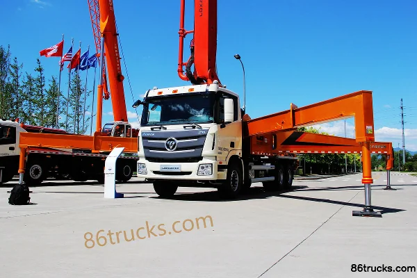 Foton L8 Series 50m concrete pump truck 8X4(12 wheels) Body (1) | 86Trucks