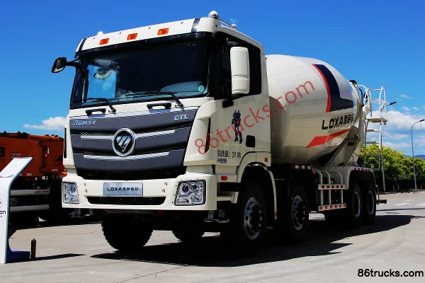 Foton L8 Series 385 hp 8X4(12 wheels) concrete mixer truck Exterior (3) | 86Trucks