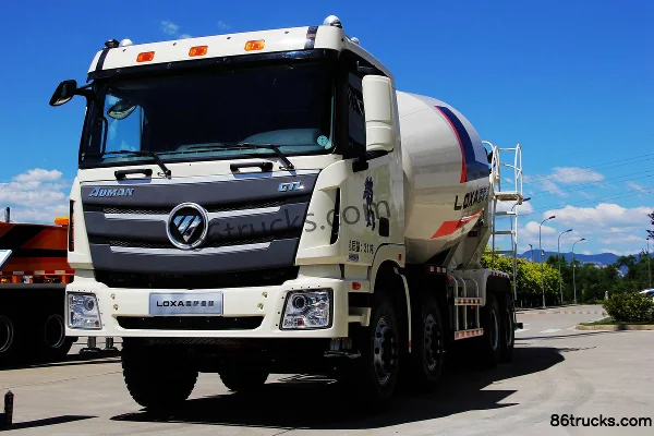 Foton L8 Series 385 hp 8X4(12 wheels) concrete mixer truck Exterior (2) | 86Trucks