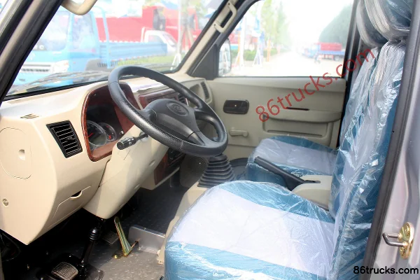Beiqi Heibao Q5 1.2L 85hp 4X2(6 wheels) Gasoline 3.06m Single Row Flatbed Mini Truck Cab (3) | 86Trucks