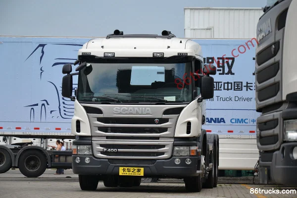 Scania série P camion lourd 400 ch 6X4(10 roues) tracteur routier (modèle P400 ADR) Extérieur (2) | 86Trucks