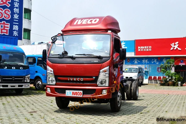 Yuejin Ouka K301-33 112 hp 4X2(6 wheels) 3308 Wheelbase Single Row Light Truck Chassis Exterior (2) | 86Trucks