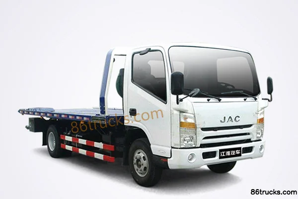 JAC Shuailing H 160 hp 4X2(6 wheels) tow truck (wide chassis) Exterior
