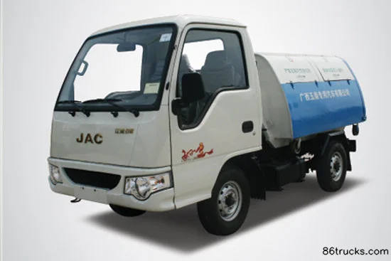 JAC Haowei 80hp 4X2(6 wheels) Garbage Truck (Chassis) Exterior