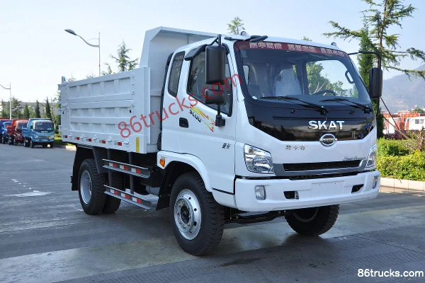 Shijun Skat Light Truck 135 hp 4X2(6 wheels) 4m Dump Truck Exterior (2) | 86Trucks