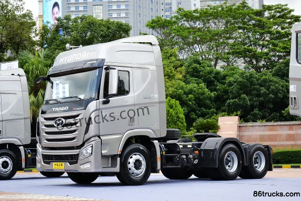 Sichuan Hyundai Chuanghu XCIENT heavy truck 440 hp 6X4(10 wheels) lightweight tractor truck (16-speed) Exterior (3) | 86Trucks
