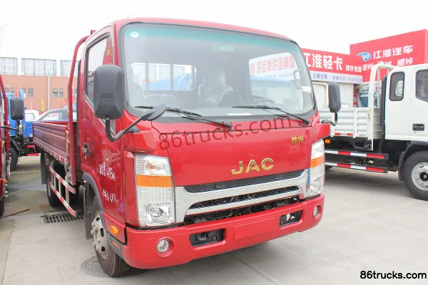 JAC Shuailing H330 130 hp 4X2(6 wheels) 4.18m Single Row Flatbed Light Truck (Wide Body) Exterior (3) | 86Trucks