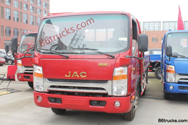 JAC Shuailing H330 130 hp 4X2(6 wheels) 4.18m Single Row Flatbed Light Truck (Wide Body) Exterior (2) | 86Trucks