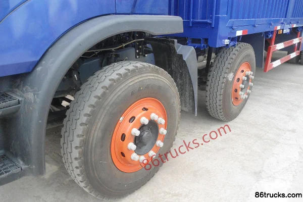 JAC Gallop A3 220 hp 6X2(8 wheels) Cage Cargo Truck Chassis (1) | 86Trucks