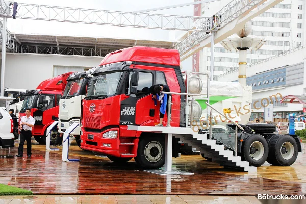 FAW Jiefang J6P poids lourd 2014 390 ch 6X4(10 roues) tracteur routier LNG Extérieur (3) | 86Trucks