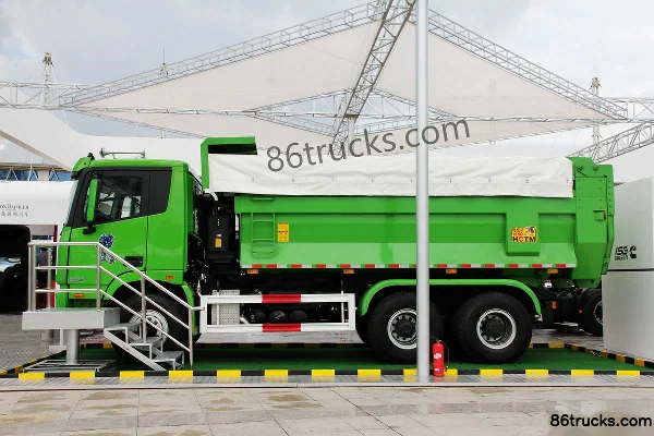 Foton Auman GTL 336hp Intelligent 6X4(10 wheels) 5.4m Dump Truck Exterior (3) | 86Trucks