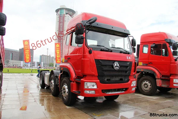 Sinotruk Hohan J5G 340hp 6X2(8 wheels) tractor truck Exterior (3) | 86Trucks