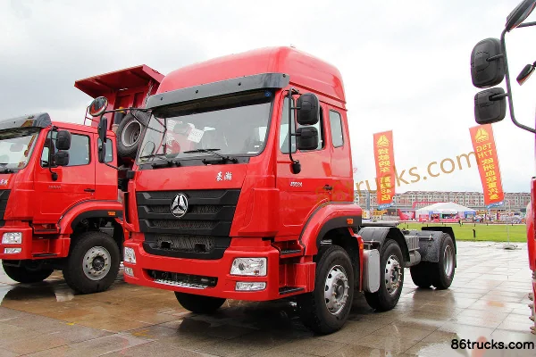 Sinotruk Hohan J5G 340hp 6X2(8 wheels) tractor truck Exterior (2) | 86Trucks
