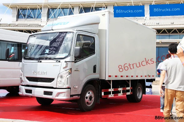 Yuejin Chaoyue C300-33 125 hp 4X2(6 wheels) 4.1m Single-Cab Van Light Truck (Sofim) Exterior (3) | 86Trucks