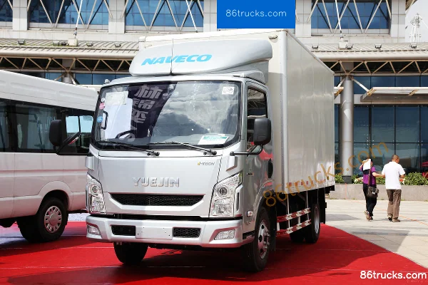 Yuejin Chaoyue C300-33 125 hp 4X2(6 wheels) 4.1m Single-Cab Van Light Truck (Sofim) Exterior (2) | 86Trucks