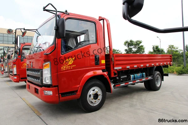 Sinotruk HOWO Tushuai 141 ch 4X2(6 roues) camion porteur plateau simple cabine 4,2 m (cabine large) Extérieur (3) | 86Trucks