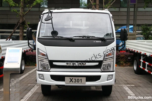 Yuejin Shangjun X101-33 112 hp 4X2(6 wheels) 3.8m semi-row flatbed light truck Exterior (3) | 86Trucks
