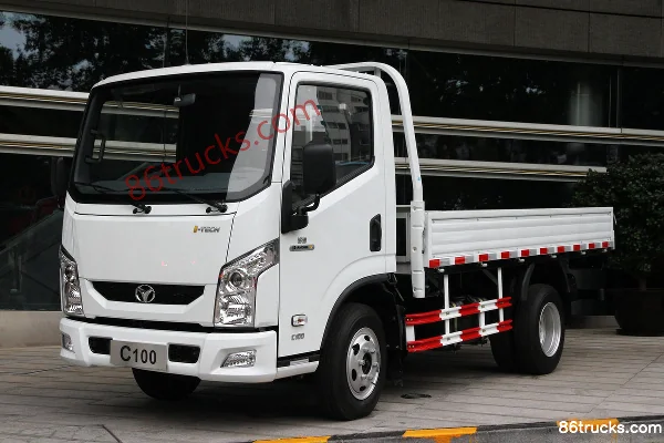 Yuejin Yuejin C100-28 125 hp 4X2(6 wheels) 3.6 m single-row flatbed light truck (SDEC) Exterior (3) | 86Trucks