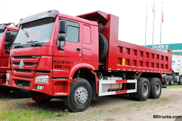 Sinotruk HOWO camion lourd 380 ch 6X4(10 roues) camion benne 5,6 m Extérieur (3) | 86Trucks
