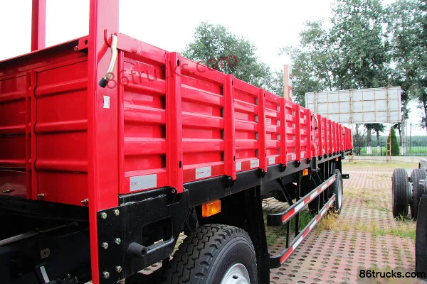 JAC Gallop K3X Heavy Truck 220 hp 6X2(8 wheels) 9.5m Flatbed Truck (457 rear axle) Body (2) | 86Trucks