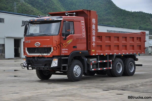 Shijun Geaolei Heavy Truck 336 hp 6X4(10 wheels) 5.8m LNG Dump Truck Exterior