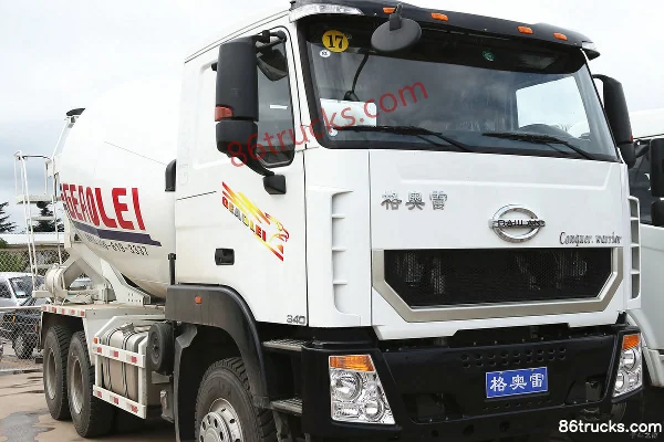 Shijun Geaolei 340 hp 6X4(10 wheels) Concrete Mixer Truck Exterior (2) | 86Trucks