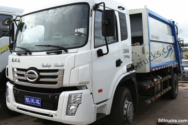 Lifan Junma Kaiwoda 180 hp 4X2(6 wheels) Dump Garbage Truck (LFJ5160ZYS) Exterior (2) | 86Trucks