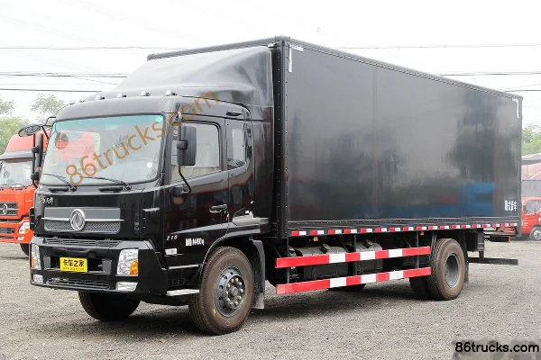 Dongfeng Commercial Vehicle Tianjin Medium Truck 210 hp 4X2(6 wheels) 7.5m Van Cargo Truck Exterior (3) | 86Trucks