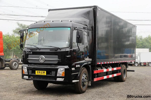 Dongfeng Commercial Vehicle Tianjin Medium Truck 210 hp 4X2(6 wheels) 7.5m Van Cargo Truck Exterior (2) | 86Trucks