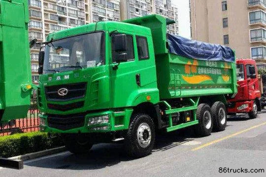 Hualing Hanma Heavy Truck 350 hp 6X4(10 wheels) 5.6m Dump Truck Exterior