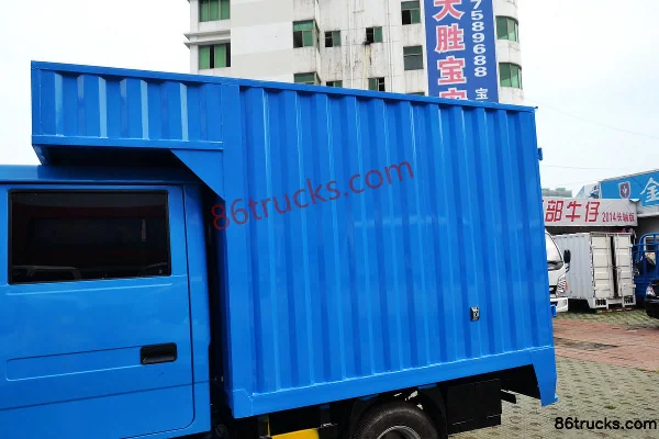 Jinbei Lingqi 87hp 4X2(6 wheels) 4.25m single-row box light truck Body (1) | 86Trucks