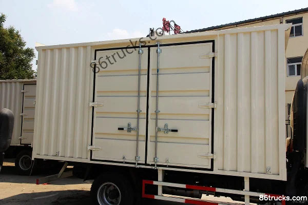 JAC Junling H330 141 ch 4X2(6 roues) camion léger fourgon simple cabine 4,15 m Carrosserie (3) | 86Trucks