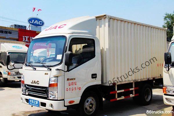 JAC Shuailing K340 124 hp 4X2(6 wheels) 4.13m single-row van light truck (hydraulic brake) Exterior (2) | 86Trucks