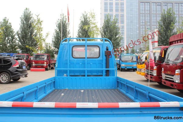 JAC Haowei 1.3L 82hp 4X2(6 wheels) Gasoline 2.7m Single Row Flatbed Mini Truck Body (3) | 86Trucks