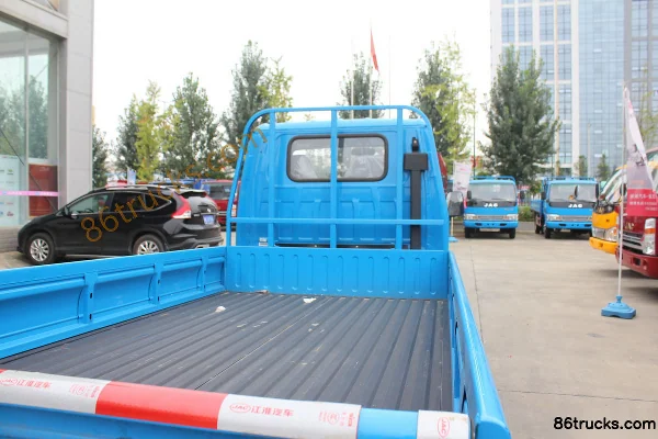 JAC Haowei 1.3L 82hp 4X2(6 wheels) Gasoline 2.7m Single Row Flatbed Mini Truck Body (2) | 86Trucks