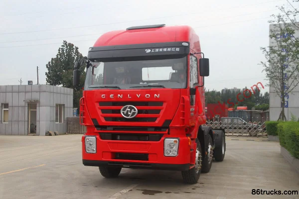 SAIC Hongyan Genlyon M100 tracteur routier lourd 350 ch 6X2(8 roues) Extérieur (2) | 86Trucks