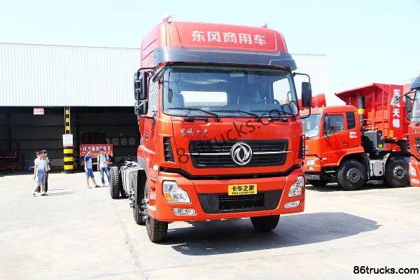Dongfeng Commercial Vehicle Tianlong Heavy Truck 245 hp 6X2(8 wheels) Cargo Truck (Chassis) Exterior (2) | 86Trucks