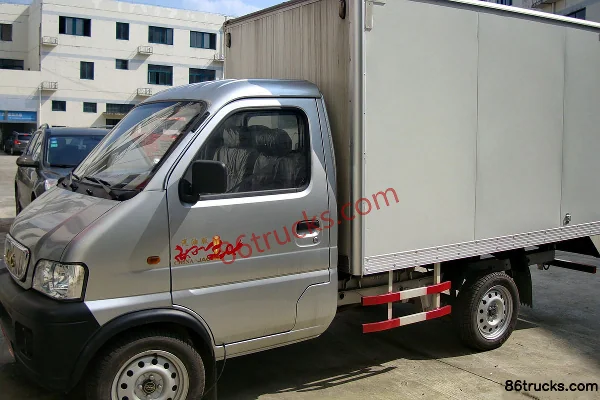 JAC Haowei 1.1L 60hp 4X2(6 wheels) gasoline single-row van micro truck Exterior (2) | 86Trucks