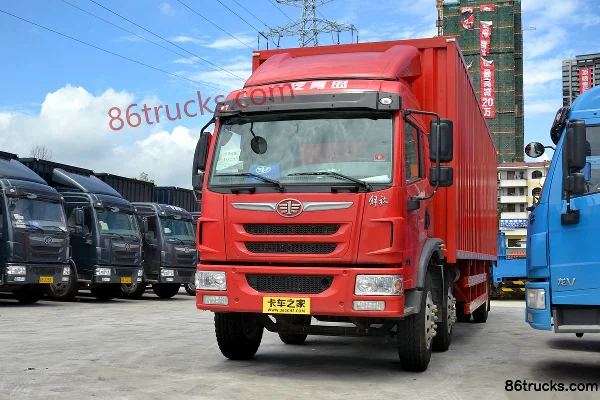 FAW Jiefang Qingdao Long V camion porteur 220 ch 6X2(8 roues) 8,8 m fourgon Extérieur (2) | 86Trucks