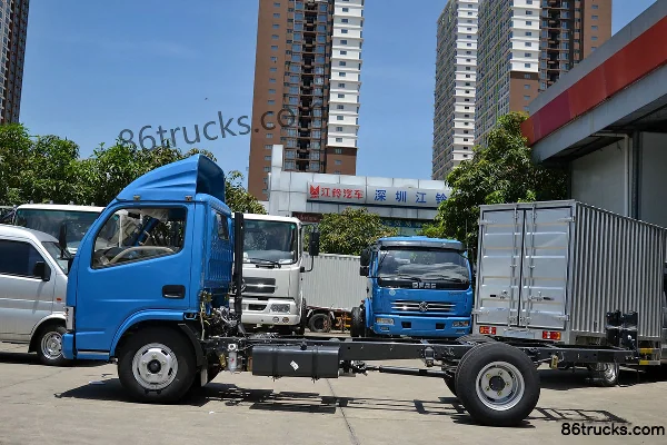 Dongfeng Ruiling L 143 ch 4X2(6 roues) châssis de camion léger à cabine simple (charge nominale : 1,99 t) Extérieur (2) | 86Trucks