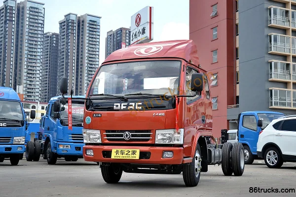 Dongfeng Ruiling S 116 hp 4X2(6 wheels) 3300mm Wheelbase 4.3m Semi-Cab Light Truck Chassis Exterior (2) | 86Trucks