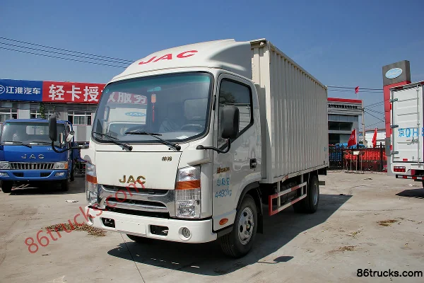 JAC Shuailing K330 120 ch 4X2(6 roues) fourgon 4,13 m cabine simple (châssis étroit)(frein à air) Extérieur (2) | 86Trucks
