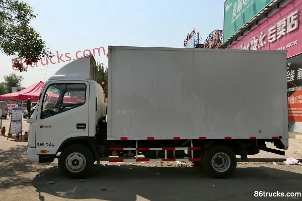 JAC Shuailing H330 120 hp 4X2(6 wheels) 4.12m Single Row Van Light Truck Exterior (3) | 86Trucks