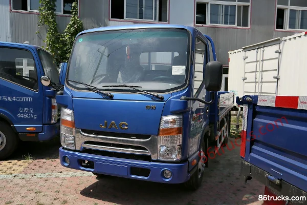 JAC Shuailing K340 120 hp 4X2(6 wheels) 4.23m single-row flatbed light truck (air brake) Exterior (2) | 86Trucks