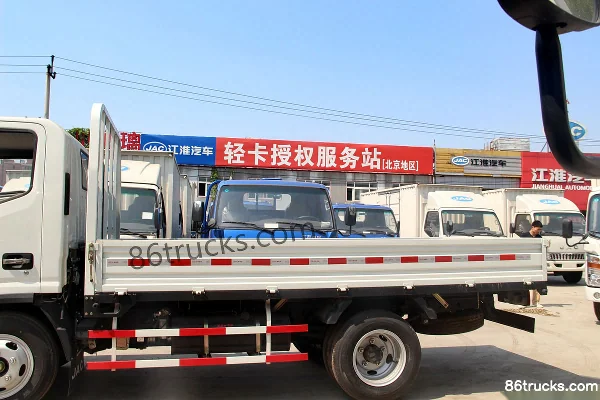JAC Shuailing K280 120 hp 4X2(6 wheels) 3.6m Single Row Flatbed Light Truck Body (2) | 86Trucks