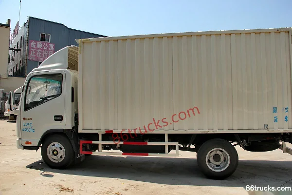 JAC Shuailing K340 120 hp 4X2(6 wheels) 4.13m Single Row Van Light Truck (Narrow Body) (Oil Brake) Exterior (3) | 86Trucks
