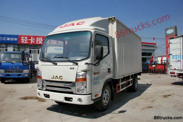 JAC Shuailing K340 120 hp 4X2(6 wheels) 4.13m Single Row Van Light Truck (Narrow Body) (Oil Brake) Exterior (2) | 86Trucks